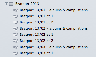 beatport playlists